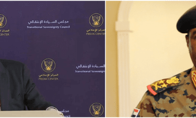 البرهان يتلقى إتصالا هاتفيا من رئيس بعثة يونيتامس