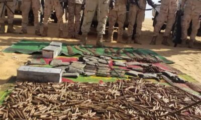 قوات الدعم السريع تضبط شحنه ذخائر وتلقي القبض على متفلتين في الحدود مع لييبا