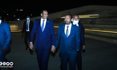 آبي أحمد يستقبل دقلو على أنغام الأغنيات السودانية بمكبرات الصوت بالمدينة