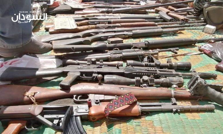 ضبط أسلحة وذخائر بولاية حدودية