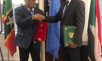 شمل إعفاء التأشيرات..إعلان مشترك بين السودان وسانت كيتس ونيفيز – السودان الحرة