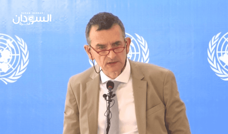 “يونيتامس” تعلن إلغاء المؤتمر الصحفي لفولكر بيرتس – السودان الحرة