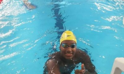 السباح السوداني زياد سليم يخطف ذهبية البطولة العربية للسباحة في أبوظبي