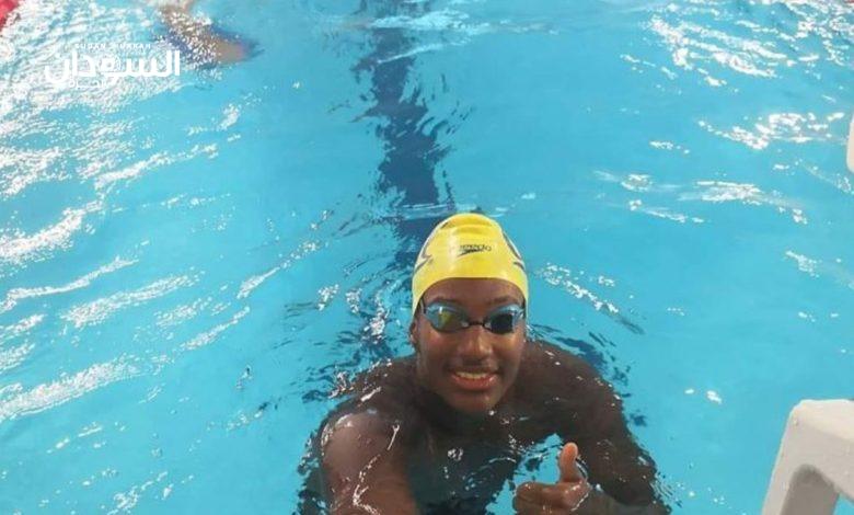 السباح السوداني زياد سليم يخطف ذهبية البطولة العربية للسباحة في أبوظبي