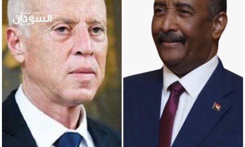 رسالة من البرهان للرئيس التونسي .. تعرف على التفاصيل
