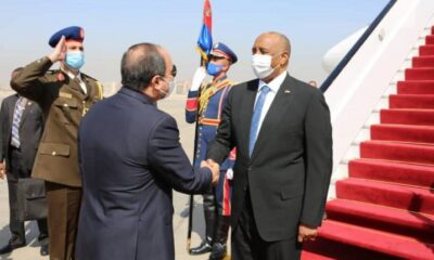 السيسي يستقبل البرهان بـ”قصر الاتّحادية” – السودان الحرة