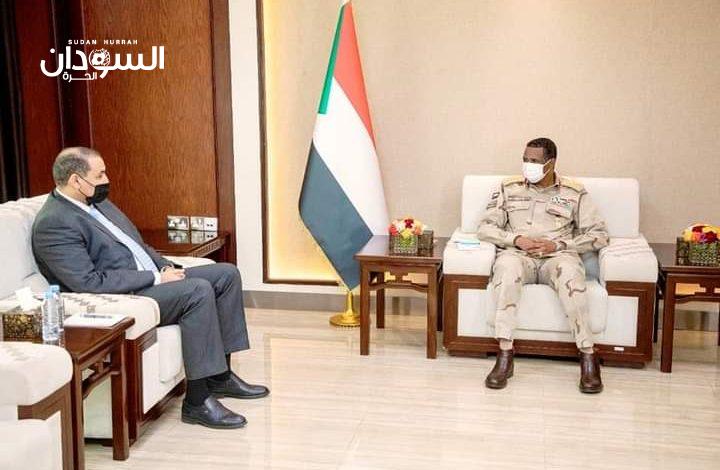 دقلو يلتقي السفير الليبي .. ماذا هناك؟