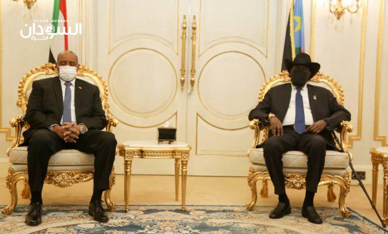 تفاصيل مباحثات بين البرهان وسلفاكير بجوبا