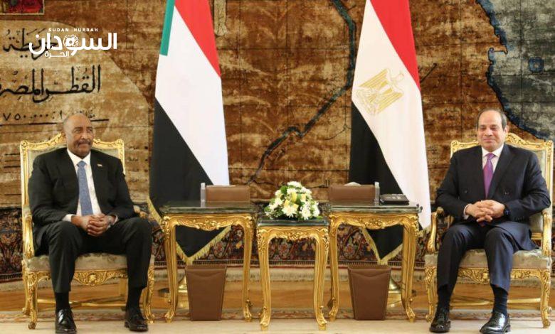 تفاصيل مباحثات البرهان والسيسي بالقاهرة