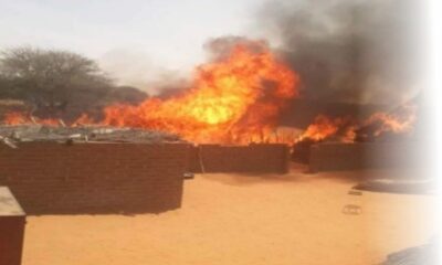 حرائق مجهولة المصدر تلتهم قرابة الأربعين منزلًا   (السـوداني) تنقل مأساة قرية علوان
