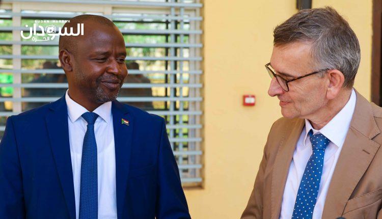 تفاصيل لقاء الهادي إدريس وفولكر بيريتس