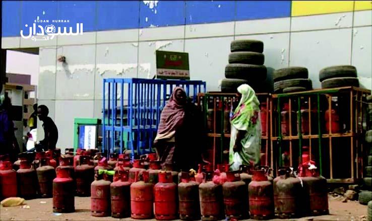 استمرار أزمة غاز الطبخ بالخرطوم