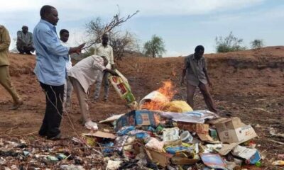 السودان..إبادة 2 طن مواد غذائية – السودان الحرة
