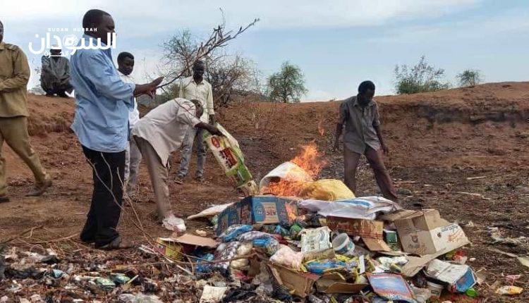 السودان..إبادة 2 طن مواد غذائية – السودان الحرة