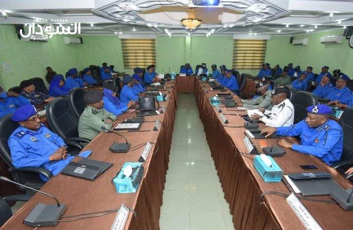 إجتماع لهيئة قيادة الشرطة - السودان الحرة