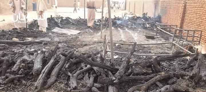 نفير لبناء المنازل المتأثرة بالحرائق في حلفا الجديدة