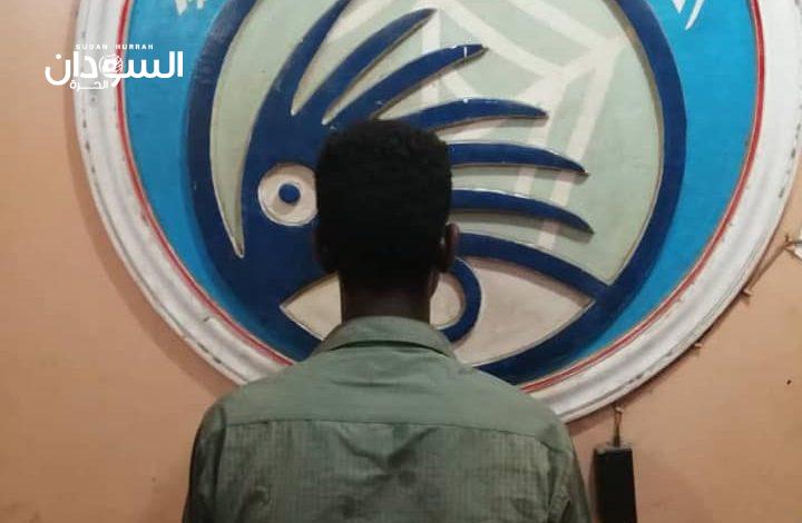 مطاردة لص في سوق بورتسودان