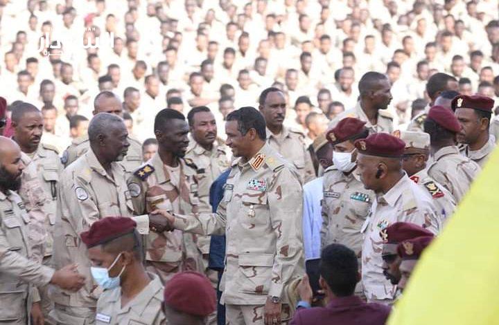 تصريحات لدقلو من قاعدة كرري العسكرية