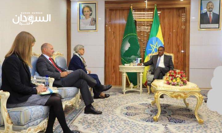 ويبر و ميكونين يبحثان ملف مفاوضات سد النهضة – السودان الحرة