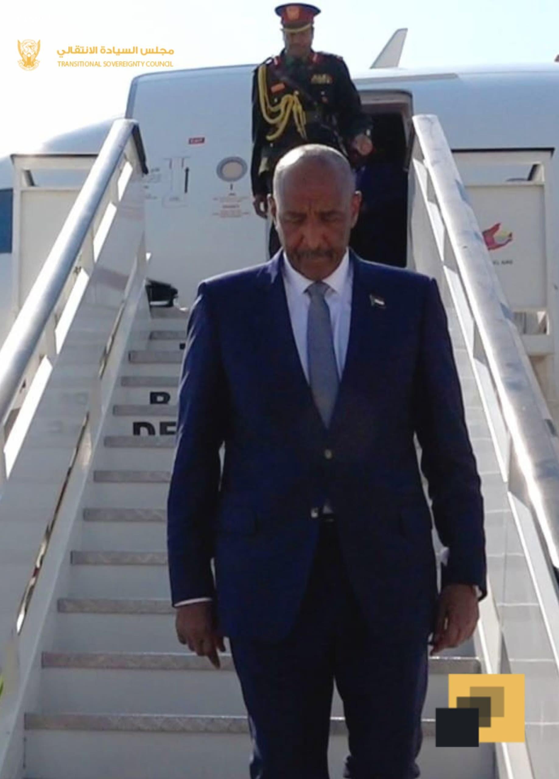 البرهان يصل إلى إسبانيا