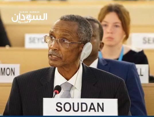 مندوب السودان الدّائم بجنيف يهاجم ممثل دولة الإمارات في اجتماع رفيع بشأن النزاعات والقانون الدولي الإنساني
