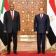 البرهان يصل مصر والسيسي يستقبله في قصر العلمين